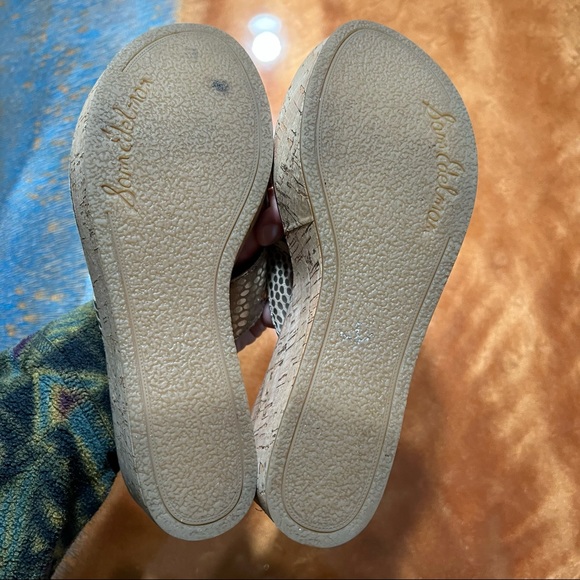 Sam Edelman Romy Platform Cork Wedge Flip Flop Sandals - Picture 6 of 9